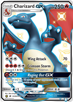 Charizard-GX – Rare Shiny GX – Hidden Fates Shiny Vault