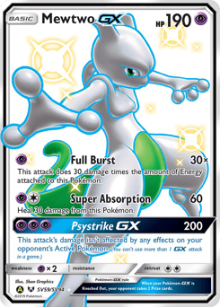 Mewtwo-GX – Rare Shiny GX