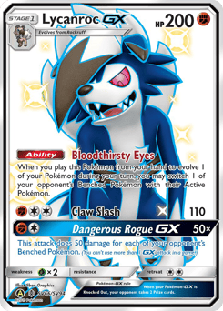Lycanroc-GX – Rare Shiny GX
