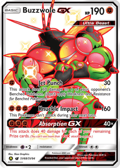 Buzzwole-GX – Rare Shiny GX