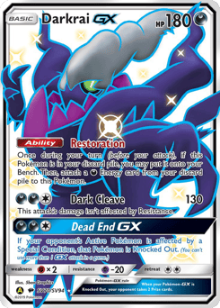 Darkrai-GX – Rare Shiny GX
