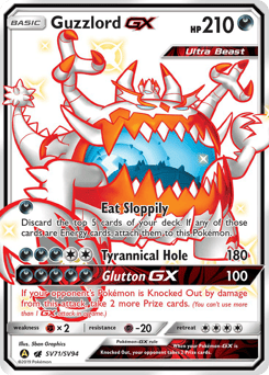 Guzzlord-GX – Rare Shiny GX