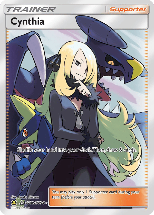 Cynthia – Rare Ultra – Hidden Fates Shiny Vault