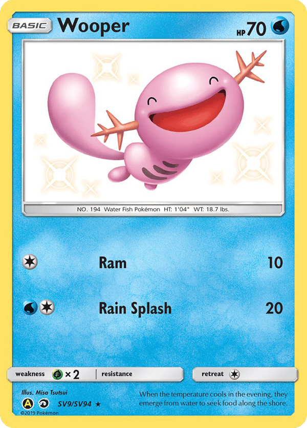 Wooper – Hidden Fates Shiny Vault