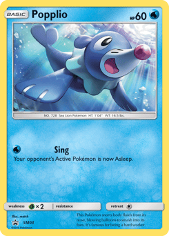 Popplio – Promo – SM Black Star Promos