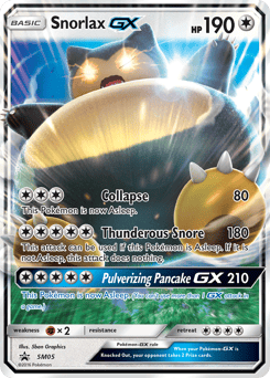 Snorlax-GX – Promo – SM Black Star Promos