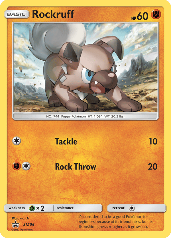 Rockruff – SM Black Star Promos