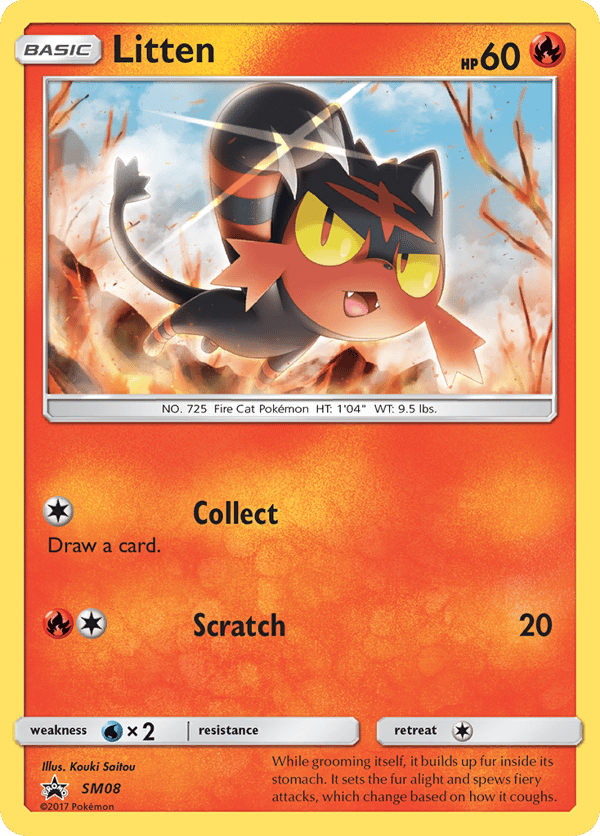 Litten – SM Black Star Promos