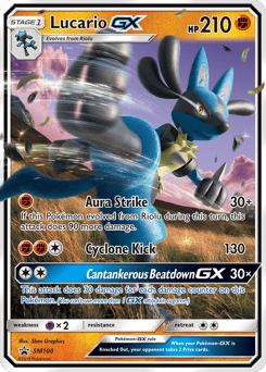 Lucario-GX – Promo – SM Black Star Promos