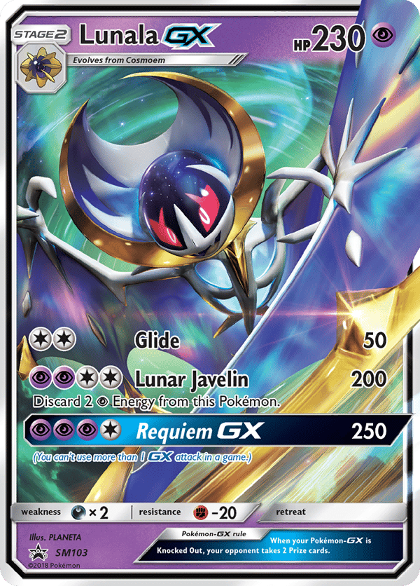 Lunala-GX – SM Black Star Promos