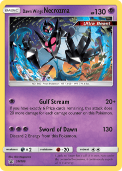 Dawn Wings Necrozma – Promo – SM Black Star Promos
