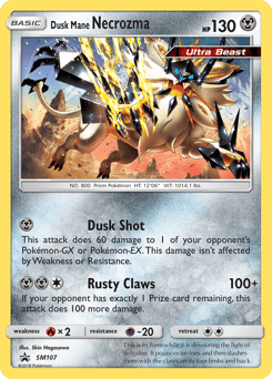Dusk Mane Necrozma – Promo – SM Black Star Promos