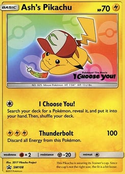 Ash's Pikachu – Promo