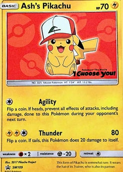 Ash's Pikachu – Promo