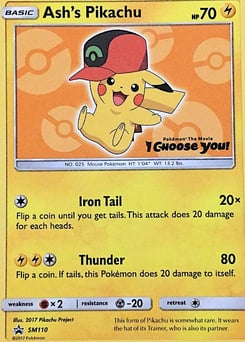 Ash's Pikachu – Promo