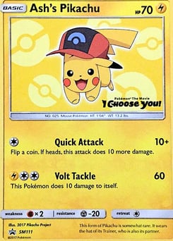 Ash's Pikachu – Promo