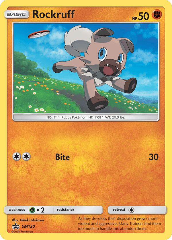 Rockruff – SM Black Star Promos