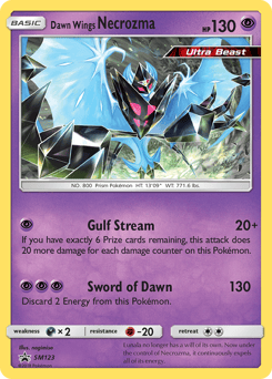 Dawn Wings Necrozma – Promo – SM Black Star Promos