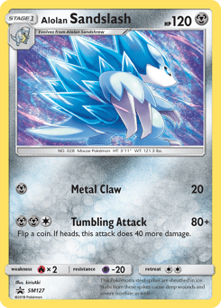 Alolan Sandslash – Promo – SM Black Star Promos