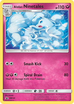 Alolan Ninetales – Promo – SM Black Star Promos