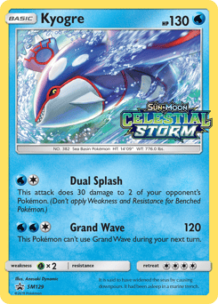 Kyogre – Promo – SM Black Star Promos