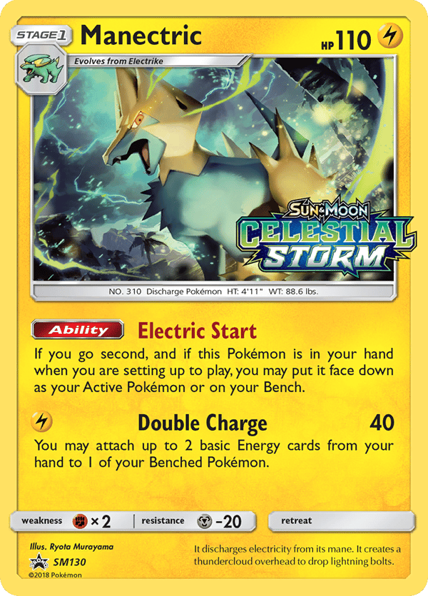 Manectric – SM Black Star Promos