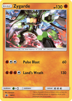Zygarde – Promo – SM Black Star Promos