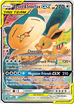 Eevee & Snorlax-GX – Promo