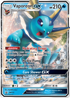 Vaporeon-GX – Promo – SM Black Star Promos