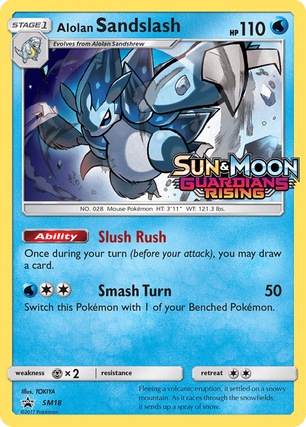 Alolan Sandslash – Promo – SM Black Star Promos