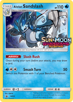 Alolan Sandslash – Promo – SM Black Star Promos