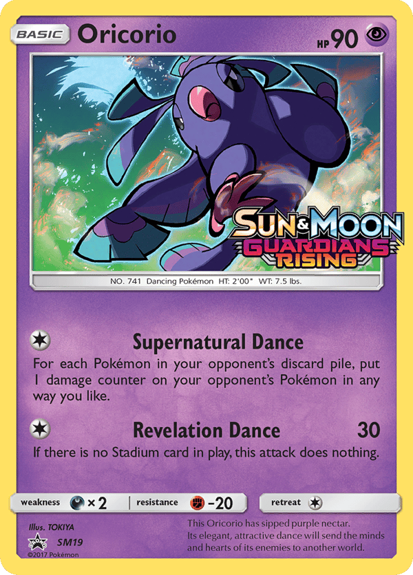 Oricorio – SM Black Star Promos
