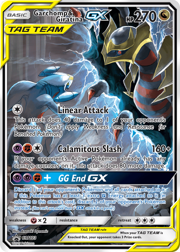 Garchomp & Giratina-GX – SM Black Star Promos