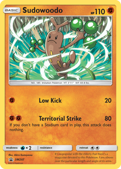 Sudowoodo – Promo – SM Black Star Promos