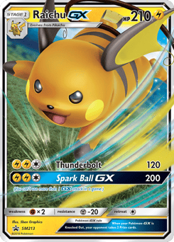 Raichu-GX – Promo – SM Black Star Promos