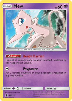 Mew – Promo – SM Black Star Promos