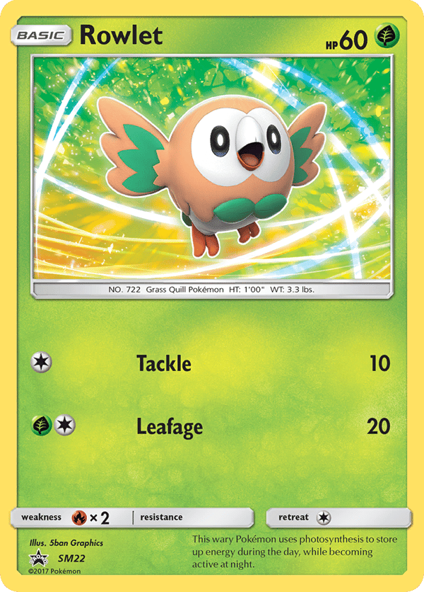 Rowlet – Promo – SM Black Star Promos