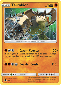 Terrakion – Promo – SM Black Star Promos