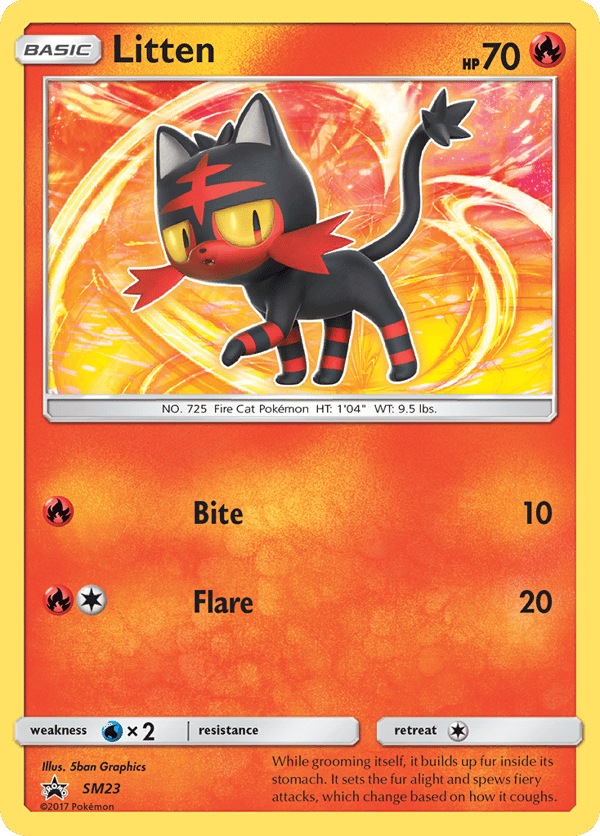 Litten – SM Black Star Promos