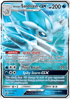 Alolan Sandslash-GX – Promo – SM Black Star Promos