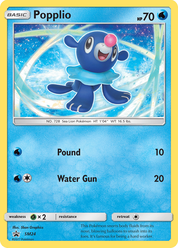 Popplio – SM Black Star Promos