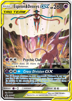 Espeon & Deoxys-GX – Promo – SM Black Star Promos