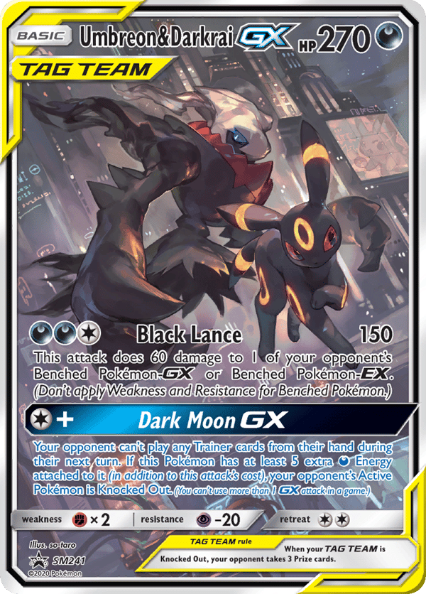 Umbreon & Darkrai-GX – SM Black Star Promos
