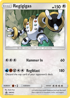 Regigigas – Promo – SM Black Star Promos