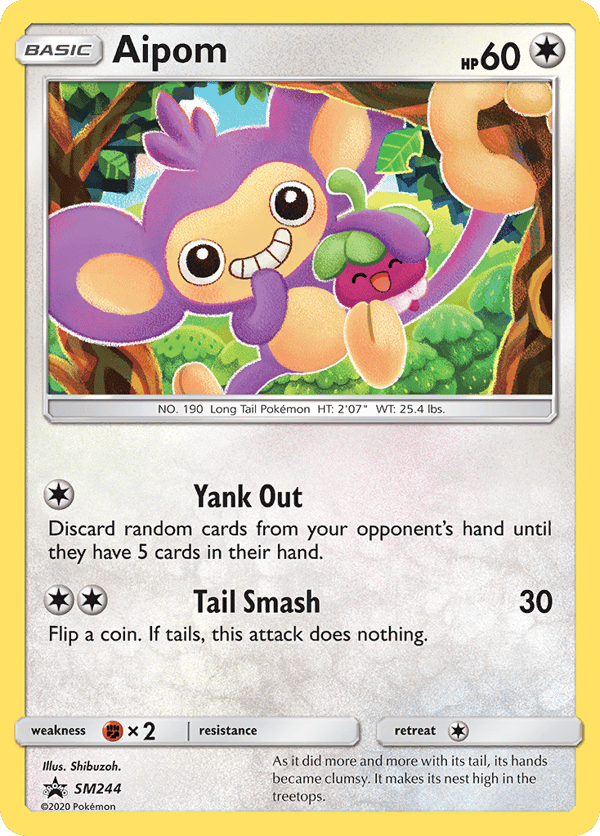 Aipom – SM Black Star Promos