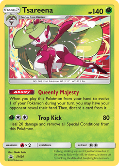Tsareena – Promo – SM Black Star Promos