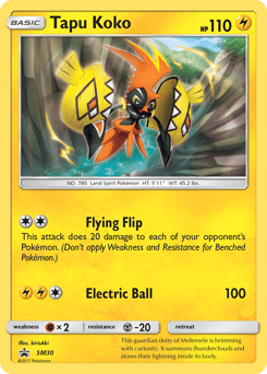 Tapu Koko – Promo – SM Black Star Promos