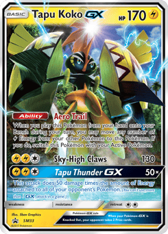 Tapu Koko-GX – Promo – SM Black Star Promos