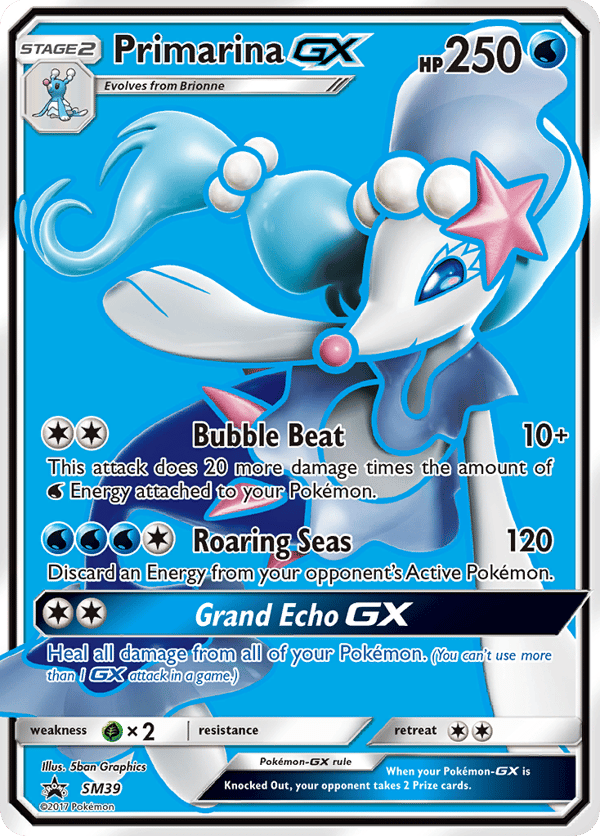 Primarina-GX – Promo – SM Black Star Promos
