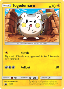 Togedemaru – Promo – SM Black Star Promos